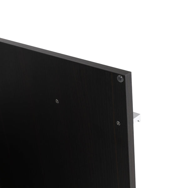 English Elm 36" Freestanding Bathroom Vanity with 2 Doors and Open Shelf, Modern Ergonomic Plywood Cabinet Dark Oak W1972P268401