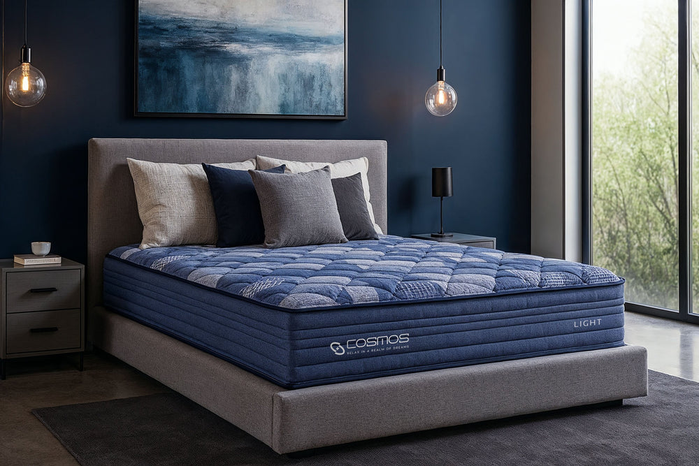 English Elm Light- King Hybrid Mattress Graphite Memory Foam Pocketed Coils Cooling Sleep B342P315676