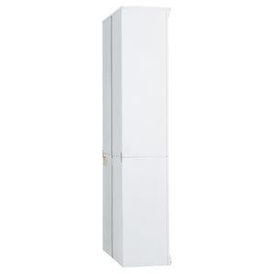 English Elm 83" 5-Tier Bookcase Suite with Adjustable Shelves, Solid Wood Frame, Cable Hole & 55lb Capacity White N751S191920K