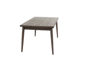 English Elm Contemporary Walnut Dining Table 59"x36" Solid Wood Look Melamine MDF Rectangle for Stylish Meals B011P203548