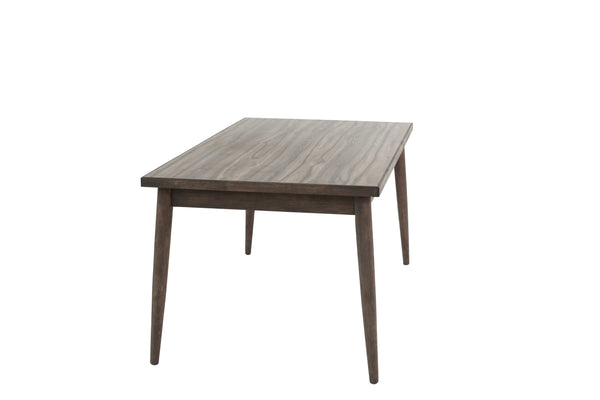 English Elm Contemporary Walnut Dining Table 59"x36" Solid Wood Look Melamine MDF Rectangle for Stylish Meals B011P203548