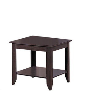 English Elm Ornette Cappuccino 3-Piece Occasional Set — Sleek Square Lines, Pointed Legs, Modern Transitional Style B062P353483