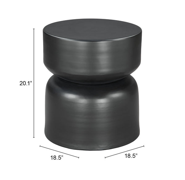 Busan Side Table Black 109756 Zuo Modern