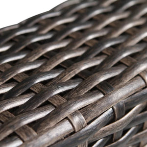 English Elm Minnesota Armless Sectional Seating Set - Elegant 2-Piece Outdoor Wicker Chairs With Cushions B120P233843