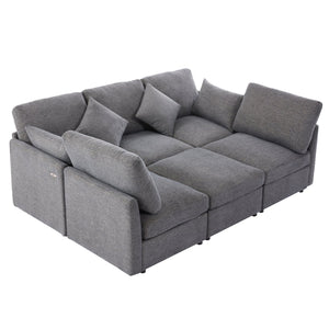 English Elm Swivel Barrel Accent Chair Chenille Tufted Round Club Seat for Living Room Lounge N719S002130E