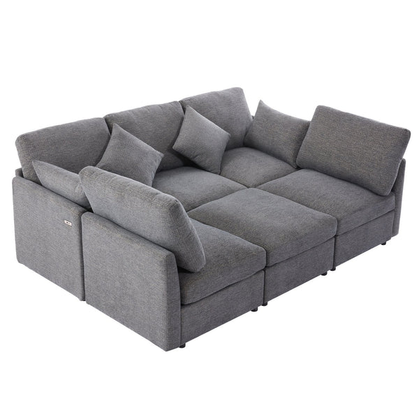 English Elm Swivel Barrel Accent Chair Chenille Tufted Round Club Seat for Living Room Lounge N719S002130E