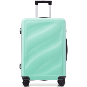 English Elm Luggage Set Three Piece Hard Shell Abs Suitcases with Spinner Wheels Tsa Lock Travel Green N730P304620F