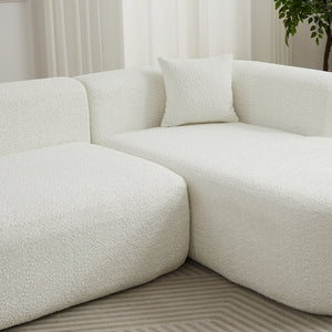 English Elm [video]109.4" Chenille Cloud Sectional with Chaise Plush Boneless Foam Living Room Sofa W3505S00054