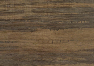 English Elm Computer Desk, L-Shaped Corner Design For Home Office, Modern Brown Laminate With Black Metal Legs B2710P221283