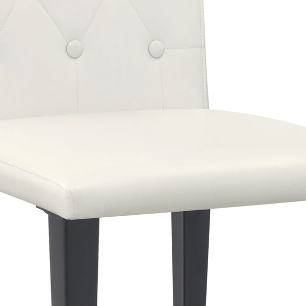 English Elm Table And Chair Set - Modern White Grain Dining Table With Built-In Storage & 8 Ergonomic Pu Chairs W1151S04271-GIGA