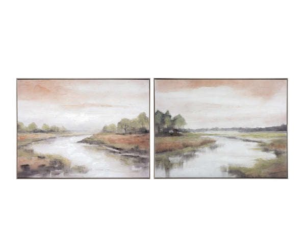 Crestview Collection Rivers A Flowing - Stunning Crestview Wall Decor From China To Enhance Your Home's Aesthetic Appeal   Cvtop3399