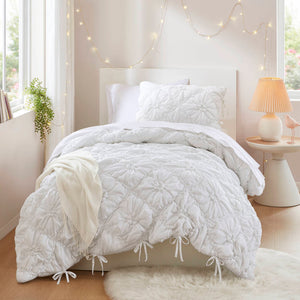English Elm 2PCS Twin Comforter Set - Plush Microfiber Comforter and Sham, Lightweight Poly Fill for Cozy Bedtime White 16.93 L x 12.99 W x 5.71 H B035P366528