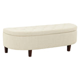 OSP Home Furnishings Jaycee Storage Bench Linen