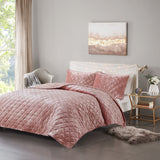 Felicia Glam/Luxury Velvet Quilt Set