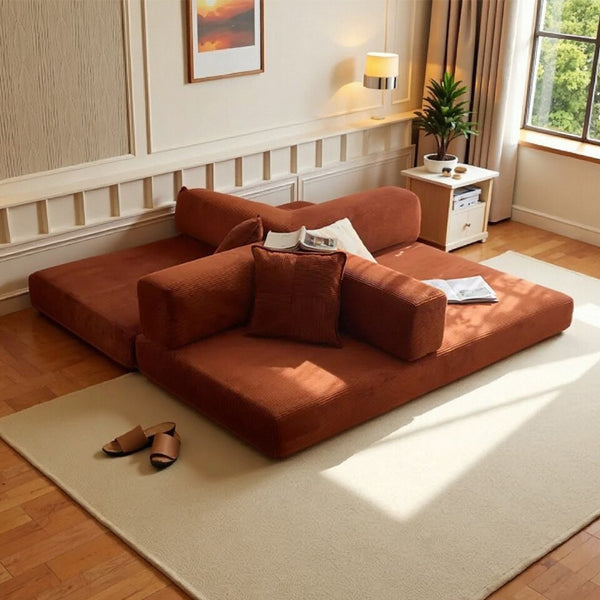 English Elm 2-In-1 Convertible Modular Sofa Bed - Memory Foam Comfort, No Assembly, Space-Saving Design For Any Room P2 W3653P355615-GIGA