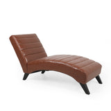 Christopher Knight Home® - Noble House - Stillmore Contemporary Channel Stitch Chaise Lounge