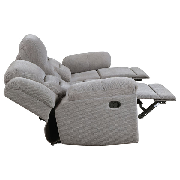 English Elm Chelan Plush Sofa and Loveseat Set with Sloped Arms for Contemporary Living Rooms B062S01730