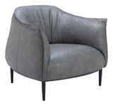 Julian Accent Chair Gray 109976 Zuo Modern