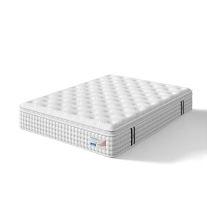English Elm 12 Inch Queen Gel Foam Pocket Spring Hybrid Mattress Firm Support Spinal Relief B2716P454763