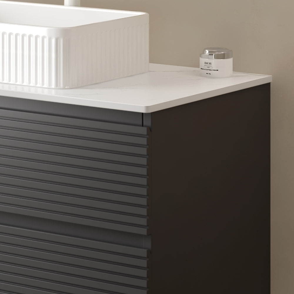 English Elm VEDO Carrara White 36" Artificial Marble Countertop – Scratch, Water & Fire Resistant, Elegant Finish W2615P251866