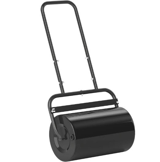 English Elm Lawn Roller Steel Drum Push or Tow Behind Fillable Garden Turf Flattening Tool T3971P423361