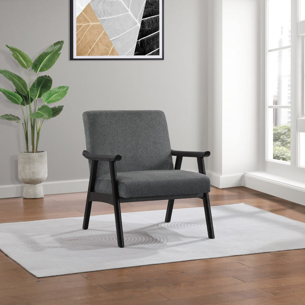 OSP Home Furnishings Weldon Armchair Charcoal