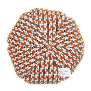 English Elm Set Of 2 Fabric Pumpkins - Cozy Orange Autumn Decor For Thanksgiving, Fall Festivals & Home Styling W2078P246704-GIGA