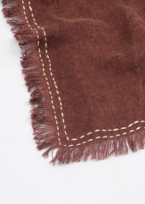 English Elm Stonewashed Linen Woven Throw Blanket – Artisan-Crafted, Cozy, Versatile, 52X68" For All Seasons B346P321246-GIGA