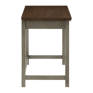 OSP Home Furnishings Milford Rustic Writing Desk Slate Grey