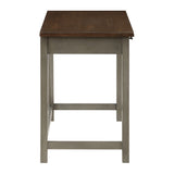 OSP Home Furnishings Milford Rustic Writing Desk Slate Grey