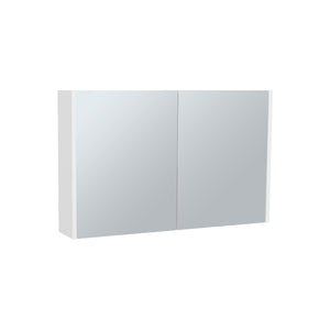 English Elm Bouti Mirrored Double Door Medicine Cabinet with Three Shelves — Wall Mount Storage for Bath & Kitchen White 36.3 L x 24.9 W x 4.4 H B070P242490