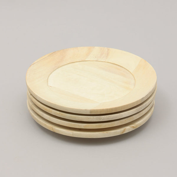 English Elm Handcrafted 13" Wooden Charger Plate – Rustic Tableware For Elegant Dining & Sustainable Style B346P321278