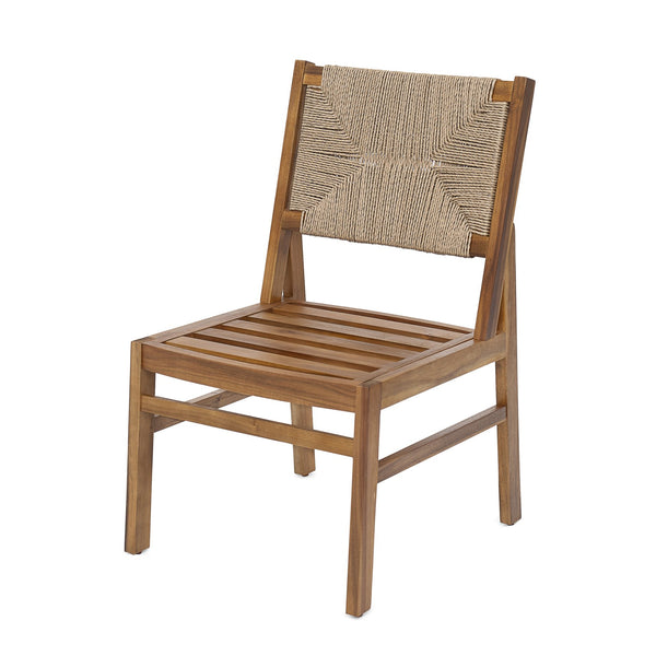 English Elm 5 Piece Acacia Wood Outdoor Dining Set Square Teak Finish Wicker Chairs Patio N773OD00083B