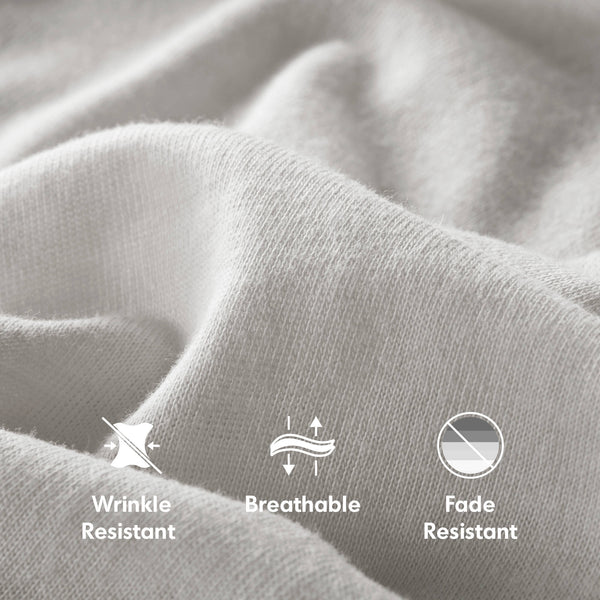 English Elm Cotton Blend Jersey Knit Sheet Set - Cozy All-Season Twin Xl Bedding For Comfort & Style B035P294161