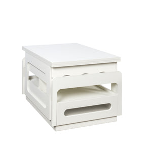 English Elm 3 3-in-1 Convertible Coffee Table with Lift Top & Storage Cabinet, Modular Space-Saving Design for Living W331P280668