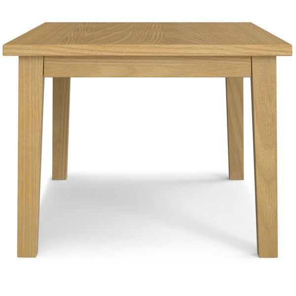 English Elm Eastwood Oak Dining Table 66"x40" Solid Oak Veneer, Thick Legs, Hand-Finished Lacquer, Seats 6 B136P203500
