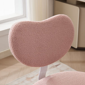 English Elm Meditation Chair Plus - Plus-Size Cross-Legged Swivel Seat with Memory Foam, Lumbar Support, Pink W1143P360516