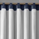 Madison Park Andora Transitional Curtain Panel MP40-1782 Navy