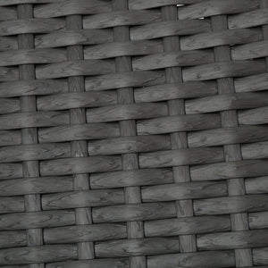 English Elm Christopher Knight Home® - CONWAY Outdoor Wicker Barstool Set of 2 – Powder-Coated Iron Frame, Weather-Resistant Poly Wicker, Stylish Grey 59002.00