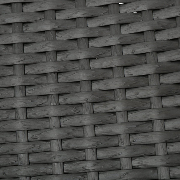 English Elm Christopher Knight Home® - CONWAY Outdoor Wicker Barstool Set of 2 – Powder-Coated Iron Frame, Weather-Resistant Poly Wicker, Stylish Grey 59002.00