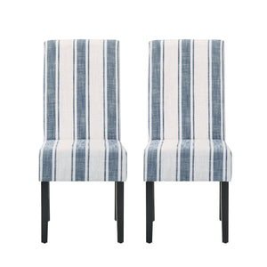 English Elm Christopher Knight Home® - DINING Chair with Plush Fabric Upholstery, Rubberwood Legs, Contemporary Minimalist Comfort and Style Blue 60162.00DBLULNN