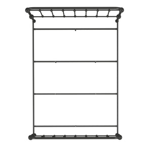 Homelegance By Top-Line Katana Antique Graceful Victorian Iron Metal Bed Dark Bronze Iron