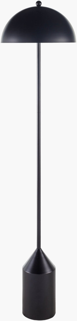 Livabliss Elder Artisan Hand-painted Metal Floor Lamp with Felt Shade for Cozy Living Spaces EER-006