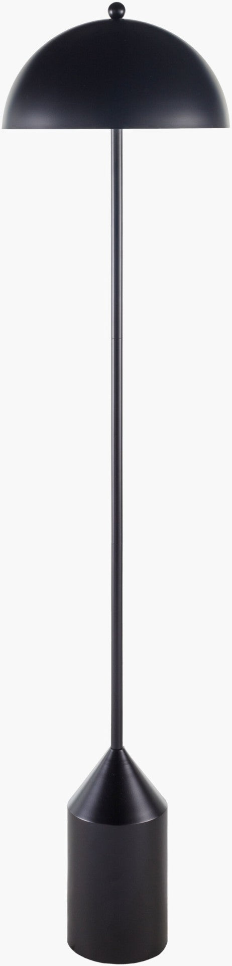 Livabliss Elder Artisan Hand-painted Metal Floor Lamp with Felt Shade for Cozy Living Spaces EER-006