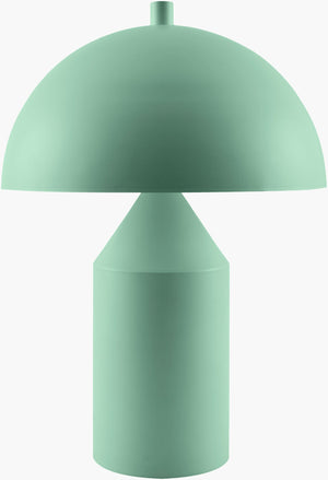Livabliss Elder Hand-painted Metal Table Lamp with Felt Shade for Industrial Farmhouse Decor EER-008
