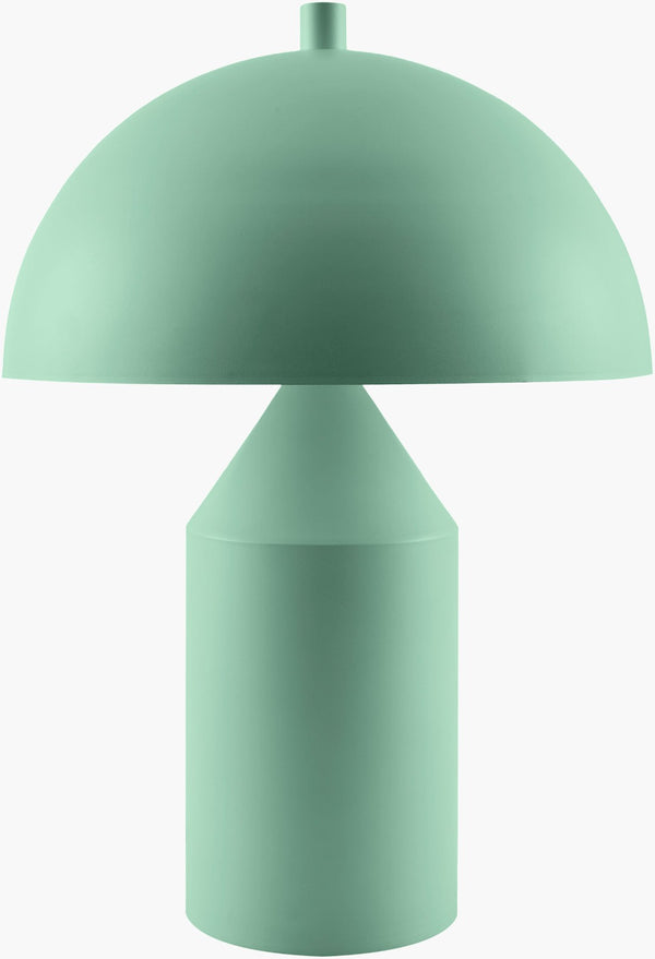 Livabliss Elder Hand-painted Metal Table Lamp with Felt Shade for Industrial Farmhouse Decor EER-008
