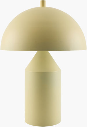 Livabliss Elder Hand-painted Metal Accent Lamp with Felt Shade for Loft or Farmhouse Decor EER-010