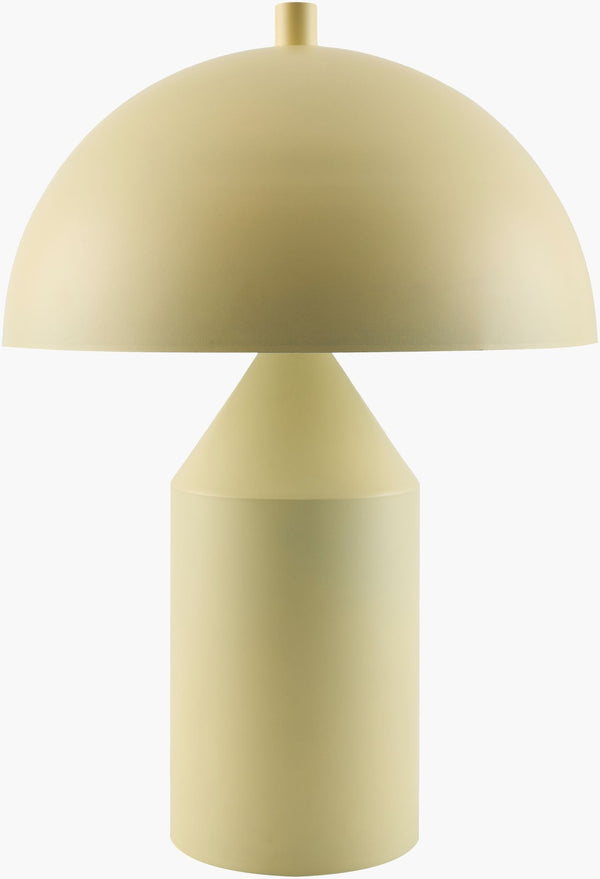 Livabliss Elder Hand-painted Metal Accent Lamp with Felt Shade for Loft or Farmhouse Decor EER-010