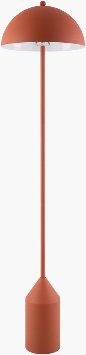 Livabliss Elder Artisan Metal Floor Lamp Hand-painted Finish for Boho or Rustic Living Rooms EER-019
