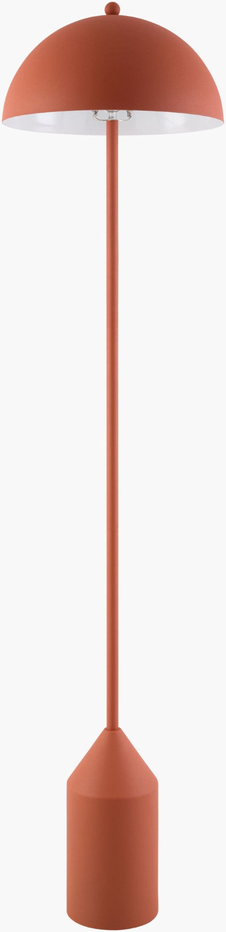 Livabliss Elder Artisan Metal Floor Lamp Hand-painted Finish for Boho or Rustic Living Rooms EER-019